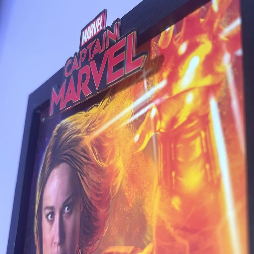 Captain Marvel Framed Photo